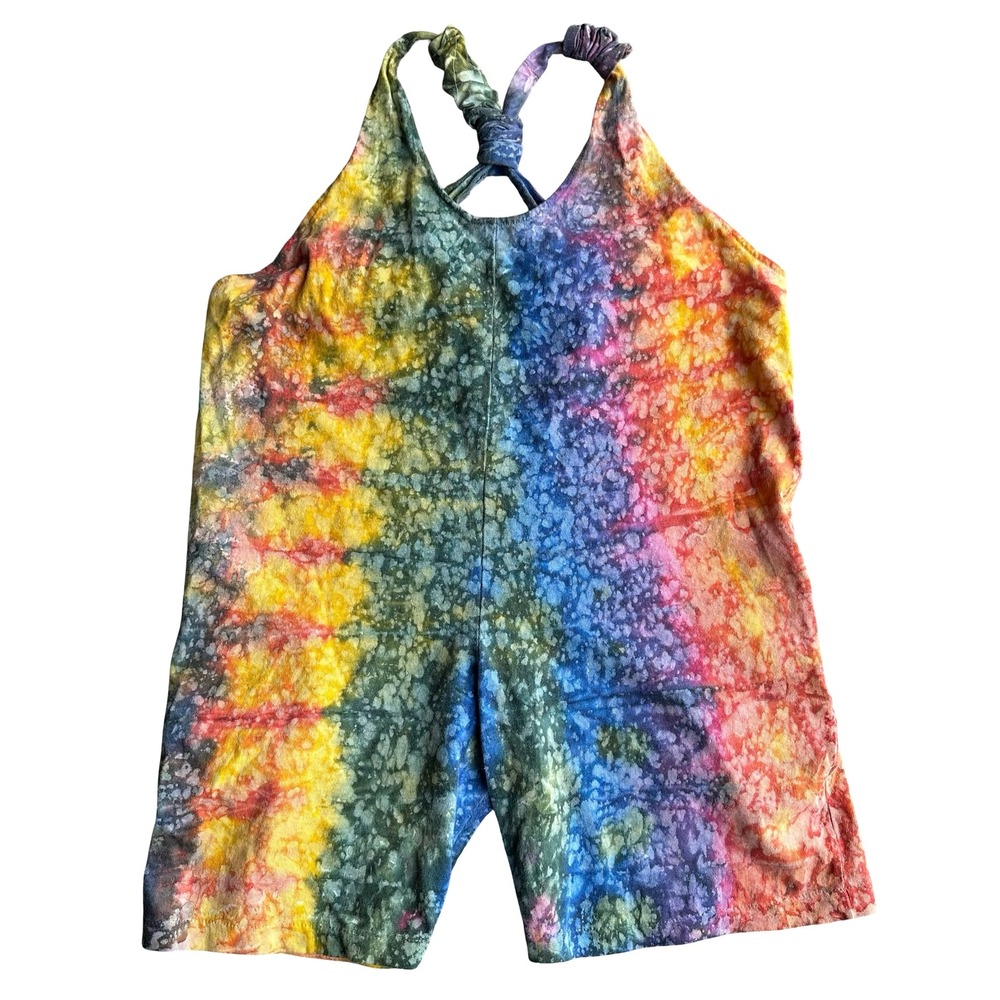 The Unbranded Brand One-Piece Jumpsuits Size Large Tie Dye Print Pullover